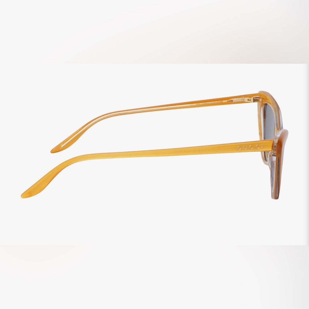 NWOT Gucci Yellow GG0708S Cat Eye Sunglasses - Picture 5 of 5